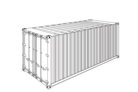 image 20 dry freight containers