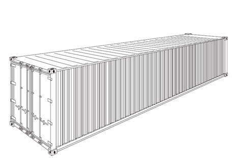 image 40 dry freight containers