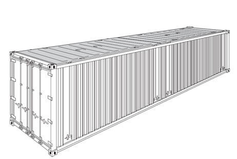 immagine high cube hardtop container